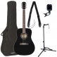 Pack CD-60 Dreadnought V3 DS WLNT Black + Accessoires