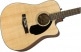 PACK CD-60SCE DREADNOUGHT WLNT NATURAL + GIGBAG