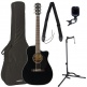 Pack Cc-60Sce Concert Wlnt Black + Accessories