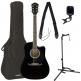 Pack FA-125ce Dreadnought WLNT Black + Accessoires