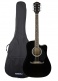 Pack Fa-125Ce Dreadnought Wlnt Black + Gigbag