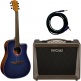 Pack Tramontane T-Blue-Dce Dreadnought Ctw Blue Burst