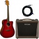 Pack Tramontane Special T-red-dce Dreadnought CTW Red Burst