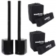 Pack CS600 x 2 + Housses x 2
