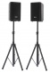 Pack DXPRO8 + Pieds d'Enceintes