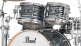 Masters Maple Gum Stage 22 GYROLOCK-l Black Oyster Swirl