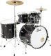 ROADSHOW STAGE 22 JET BLACK + SOLAR CYMBALS