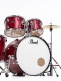 ROADSHOW FUSION 20 MATTE RED + SOLAR CYMBALS