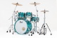 MASTERS MAPLE PURE STAGE 22 AQUA TURQUOISE STRIPE