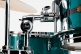 Masters Maple Pure Stage 22 Optimount Aqua Turquoise Stripe