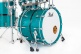 Masters Maple Pure Stage 22 Optimount Aqua Turquoise Stripe