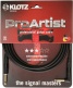 PRO ARTIST INSTR. CABLE 4,5M ,JACK 2P - JACK 2P 90°