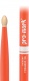 TX5AW-ORANGE - Classic Forward 5A Painted Orange Hickory Drumstick, Oval Wood Tip