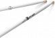 TX5BW-WHITE - Classic Forward 5B Painted White Hickory Drumstick, Oval Wood Tip