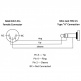 MIDI CABLE MINIJACK STEREO - DIN FEMALE 5-PIN