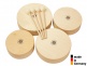 SET OF 4 WOODEN TOMS + 4 BEATERS - 3+
