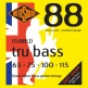 TRU BASS 88 RS88LD BLACK NYLON FLATWOUND 65115