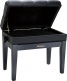 PIANO BENCH SATIN BLACK