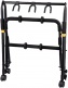 RACK 3 GUITARES AVEC ROULETTES