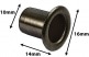 AVH6BK - AIR VENT GROMMET 14MM - BLACK