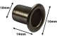 AVH6BK - HOLE VENT 14MM - NERO