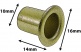 AVH6BR - AGUJERO DESCOMPRESION 14MM - DORADO