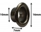 AVH7BK - AIR VENT GROMMET 7MM - BLACK