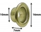 AVH7BR - AIR VENT GROMMET 7MM - BRASS