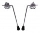 BDS2 - BASS DRUM SPURS WITH SQUARE BRACKETS (X2)