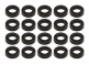 CB-B - NYLON WASHER FOR TENSION RODS - BLACK (X20)