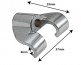 DC25 - DIE CAST BASS DRUM CLAW HOOK (X1)