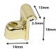 DC7BR - HSFB23 DRUM SPANNKLAMMER - MESSING ENDBEARBEITUNG (X2)