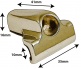 DC9BR - BASSDRUM SPANNKLAMMER PRESSGEFORMT GUMMI UNTERLEGT - GOLDFARBENE (X1)
