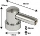 L12BD - SPANNBCKCHEN BASSDRUM- EINZIGEN BOHREN-PUNKT (X1)