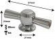 L13SD - SNARE DRUM LUG - SINGLE DRILLING POINT (X1)