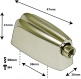 L16SDTT-BR - BLOCCHETTO RULLANTE / TOMTOM D'ORO - 38MM (X1)