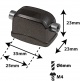 L17SD-BK - Coquille Caisse Claire - 25mm Noir (X1)