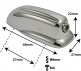 L18BD - Coquille Grosse Caisse - 57mm (X1)