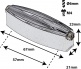L23SD Coquille Caisse Claire 57mm X1