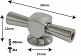 L8SD - SNARE DRUM LUG - SINGLE DRILLING POINT (X1)