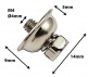 MSC4-9 - M4 9MM - MOUNTING SCREW FOR METAL SHELL (X10)