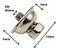 M4 9mm - Vis Intérieure Pour Fût Metal (X10)
