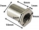 SN-HE-10B - SWIVEL NUT 10MM HEX HEAD - BRASS (X4)