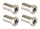 SN-HE-15B - SWIVEL NUT 15MM HEX HEAD - BRASS (X4)