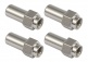 SN-HE-21B Cheminée 21.5mm Tête Hexagonale Laiton (X4)