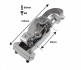 STO7 - DELUXE SNARE STRAINER / THROW-OFF 38MM