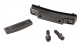 STOB1-BK - DELUXE BUTTEND - PRESS GEFORMT - 59MM LOCHABSTAND - SCHWARZE