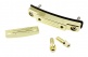 STOB1-BR - DELUXE BUTTEND - PRESS GEFORMT - 59MM LOCHABSTAND - GOLDFARBENE