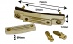 STOB1-BR - DELUXE BUTTEND - PRESS GEFORMT - 59MM LOCHABSTAND - GOLDFARBENE