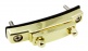 STOB1-BR - DELUXE BUTTEND - PRESS GEFORMT - 59MM LOCHABSTAND - GOLDFARBENE